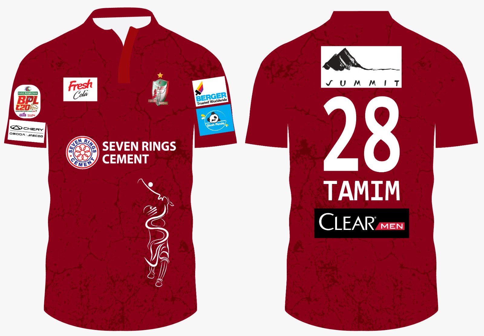 Fortune Barishal Official Fan Jersey